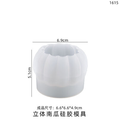 DIY crystal dropper resin candle mold Halloween pumpkin ornament jewelry silicone mold wholesale