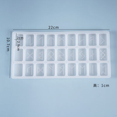 DIY crystal dropper mold, Luen letter creative personality, energy symbol, silicone mold