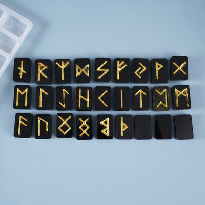 DIY crystal dropper mold, Luen letter creative personality, energy symbol, silicone mold