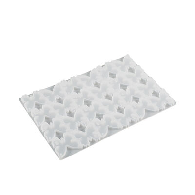 Herramienta de molienda de resina con forma de gota de cristal, colgante de 12 constelaciones con letras de mariposa, molde de silicona para colgar