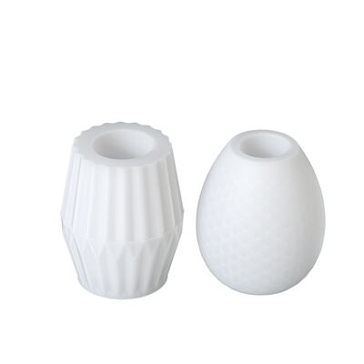 Crystal dropper, dragon egg scale pattern vase, silicone mold, striped origami flower vase, bottle, gypsum mold