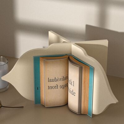 Aromatherapy gypsum resin drip glue reading bookshelf music stand chanting bracket ornament silicone mold