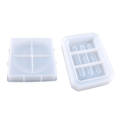 DIY crystal dropper mold soap storage box silicone mold spot wholesale manufacturer direct sales