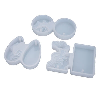 DIY Crystal Droplet Mold Island Island Creative Ladder Field Round Droplet Silicone Mold Wholesale