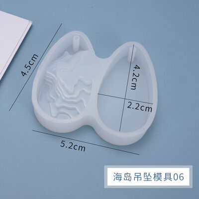 DIY Crystal Droplet Mold Island Island Creative Ladder Field Round Droplet Silicone Mold Wholesale