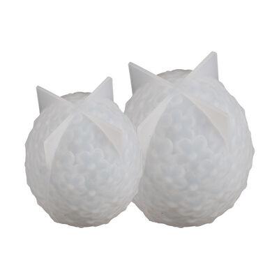DIY crystal dropper resin egg flower ball grinding elliptical gypsum table banana candle silicone mold