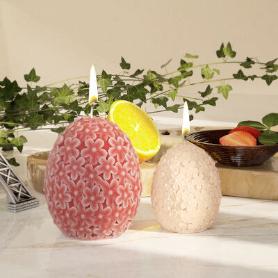 DIY crystal dropper resin egg flower ball grinding elliptical gypsum table banana candle silicone mold