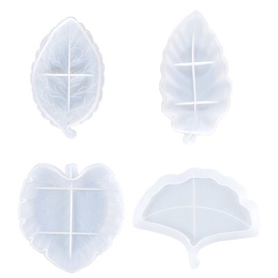 DIY crystal dropper mold, leaf storage tray, fruit dish, silicone mold