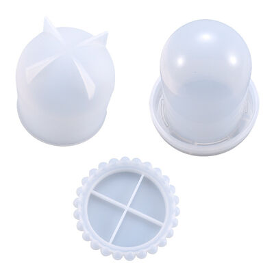 DIY crystal dropper mold homemade multi-purpose transparent cover dice cup silicone mold spot wholesale