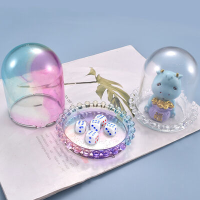 DIY crystal dropper mold homemade multi-purpose transparent cover dice cup silicone mold spot wholesale