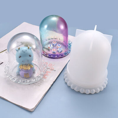 DIY crystal dropper mold homemade multi-purpose transparent cover dice cup silicone mold spot wholesale