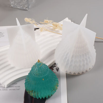 Crystal dropper Christmas candle silicone mold DIY origami Christmas tree aromatherapy gypsum ornament grinding tool