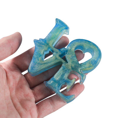 DIY Crystal Dropping Resin Grinding Tools Irregular Shape Love Pendant Pendant Silicone Mold
