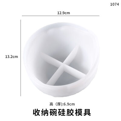 DIY crystal dropper mold creative irregular fruit nut storage bowl silicone mold wholesale