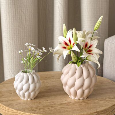 Cross border rotating raindrop vase storage box silicone mold geometry ins wind gypsum flowerpot drip mold