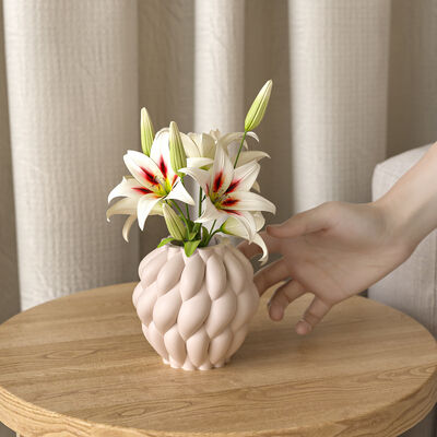 Cross border rotating raindrop vase storage box silicone mold geometry ins wind gypsum flowerpot drip mold