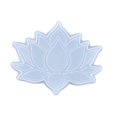DIY Crystal Dropping Gel Mold Lotus Storage Platform Cup Mat Multi purpose Silicone Mold Spot Wholesale