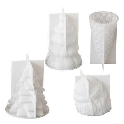 DIY crystal dropper Christmas series succulent pine tree Christmas tree Grandpa Christmas gypsum candle silicone mold