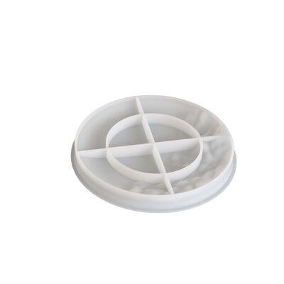 Irregular ocean waves, large circular tray, silicone mold, water ripple pattern, dish decoration, gypsum mold