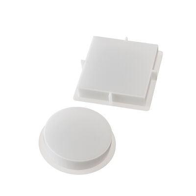 Crystal dropper resin DIY mirror square circular book holder table base coaster holder silicone mold