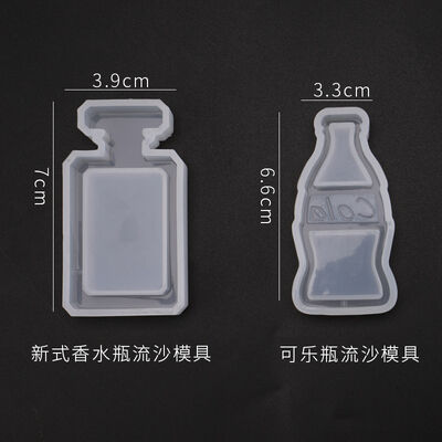 DIY Crystal Drip Gel Flowing Sand Mold Cola Ice Cream Beverage Bottle Pendant Pendant Silicone Mold