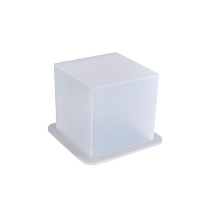 DIY crystal dropper mold, 8cm cube specimen placement table, silicone mold manufacturer recommendation