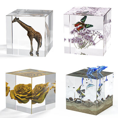 DIY crystal dropper mold, 8cm cube specimen placement table, silicone mold manufacturer recommendation