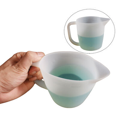 DIY silicone strap handle, color tone rubber cup, drip glue, grid, mixed color cup, four grid silicone tool
