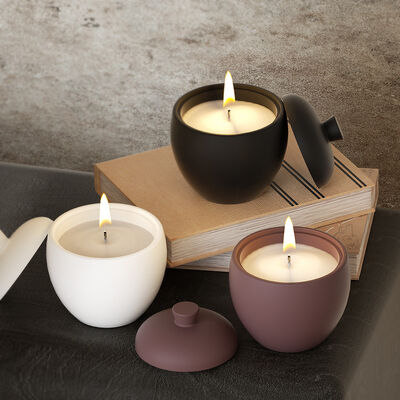 DIY crystal dropper resin gypsum storage box pear shaped hazelnut candle cup flower pot silicone mold