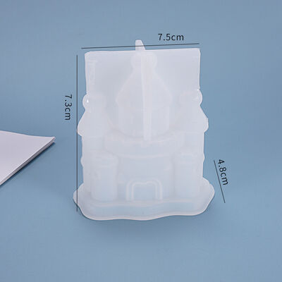 DIY dropper mold, three-dimensional castle house, dreamy decoration, European cartoon silicone mold