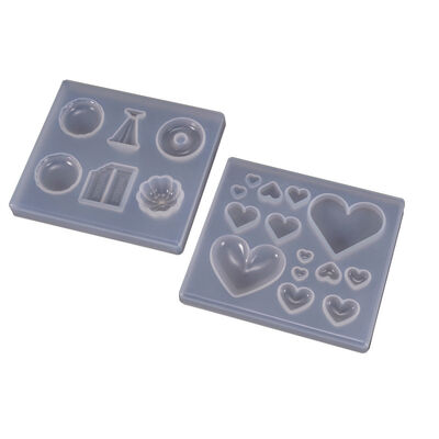 DIY crystal dropper mold candy mold heart-shaped candy patch ornament silicone mold