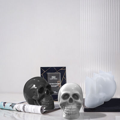 DIY crystal dropper mold, buck tooth skull ornament, table decoration, silicone mold, spot wholesale