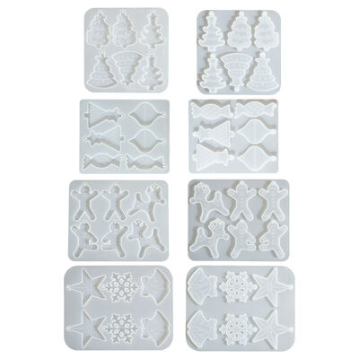 DIY Crystal Dropping Resin Mold Butterfly Sun Dragonfly Moon Wind Chime Pendant Silicone Mold
