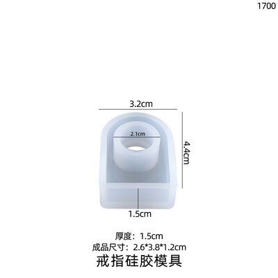 DIY crystal dropper direct facing three-dimensional bracelet mold irregular ring silicone mold wholesale