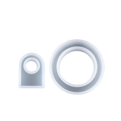 DIY crystal dropper direct facing three-dimensional bracelet mold irregular ring silicone mold wholesale