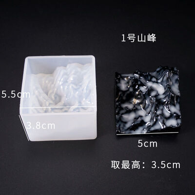 Crystal Drip Glue Mold DIY Mountain Cutting Mountain Mold Jewelry Ornament Decoration Multiple Mountain Silicone Molds