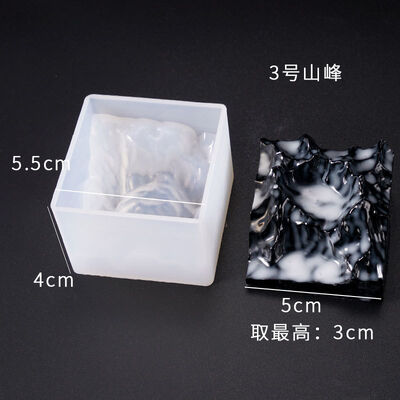 Crystal Drip Glue Mold DIY Mountain Cutting Mountain Mold Jewelry Ornament Decoration Multiple Mountain Silicone Molds