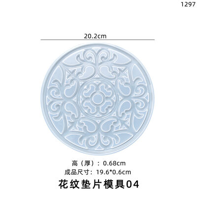 DIY crystal dropper mold, home accessories display table, mandrake coaster, silicone mold, spot wholesale