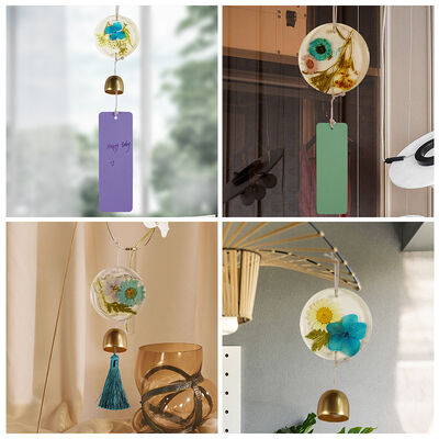 DIY Circular Guka Card Dropping Adhesive Pendant Mold 12 Grid Circular Pendant Jewelry Silicone Mold