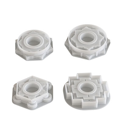 2-in-a-row circular hollow patterned cup coaster, table, drip glue mold, DIY aromatherapy gypsum mat, silicone mold