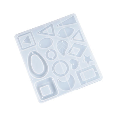 DIY Crystal Dropping Gel Mold Pendant Hanging Earrings Earrings Multi Specification Jewelry Mirror Silicone Mold