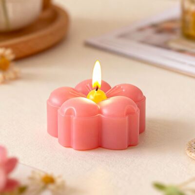 Aromatherapy flower candle gift silicone mold DIY mirror resin gypsum small flower drip glue mold
