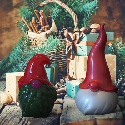 DIY crystal drip glue mold, bearded Santa Claus table decoration silicone mold, spot wholesale