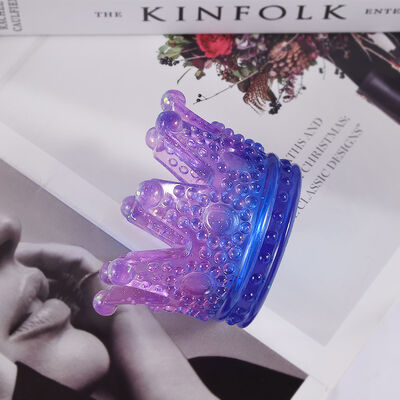 Crown storage box silicone mold DIY dropper crown candle holder ashtray jewelry ring holder mold