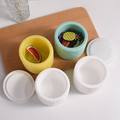 Crystal drop glue relief pattern storage box, silicone mold, DIY resin gypsum flower pot, drip glue grinding machine