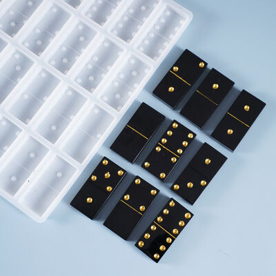 DIY Crystal Dropping Glue Mold Domino Pai Jiu Home Creative Personality Domino Tianjiu Silicone Mold