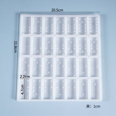 DIY Crystal Dropping Glue Mold Domino Pai Jiu Home Creative Personality Domino Tianjiu Silicone Mold