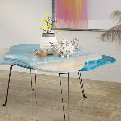 DIY dropper resin grinding tool, self-made super large irregular shaped table decoration, river table silicone mold