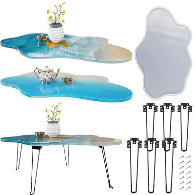 DIY dropper resin grinding tool, self-made super large irregular shaped table decoration, river table silicone mold