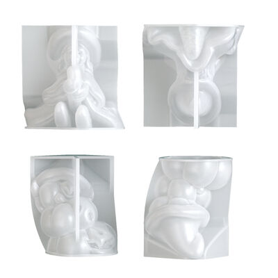 DIY Halloween Witch Pumpkin Ghost Candle Silicone Mold Aromatherapy Gypsum Pendant Dropping Mold